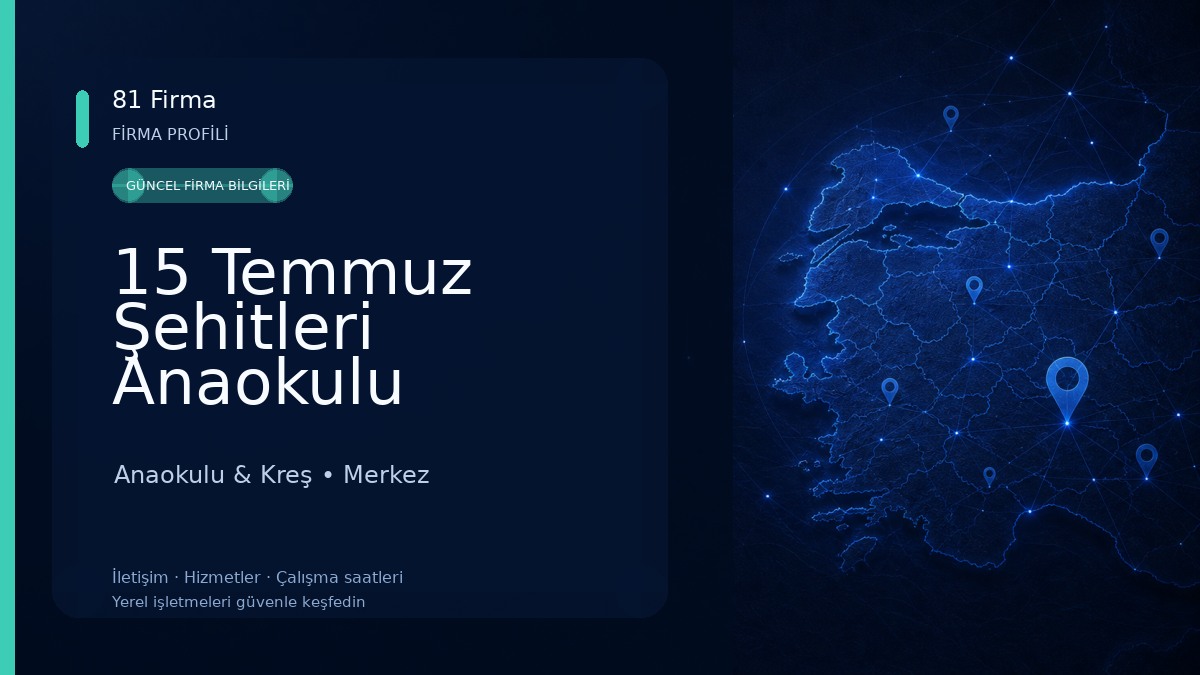 15 Temmuz Şehitleri Anaokulu