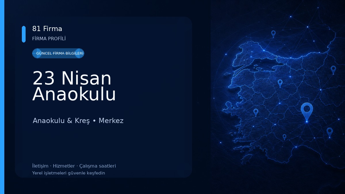 23 Nisan Anaokulu