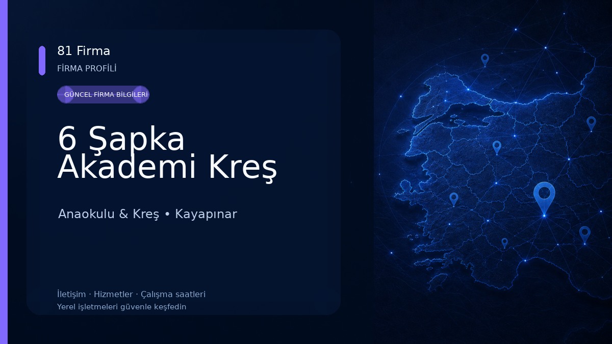 6 Şapka Akademi Kreş 