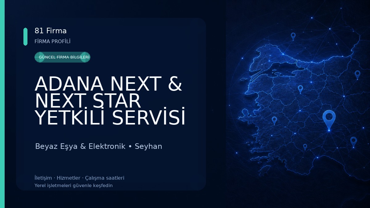 ADANA NEXT & NEXT STAR YETKİLİ SERVİSİ - Bingül Teknik Servis/Elektronik - TV & Çanak Anten ve Sistemleri Beyaz Eşya & Elektronik
