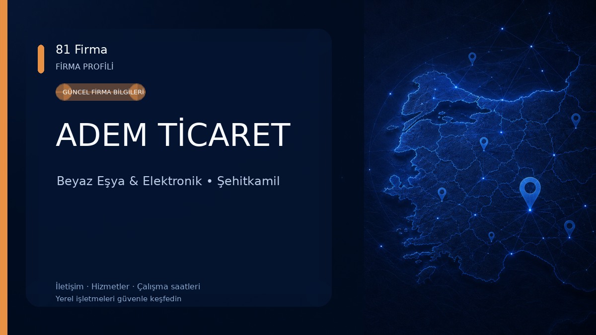 ADEM TİCARET Beyaz Eşya & Elektronik