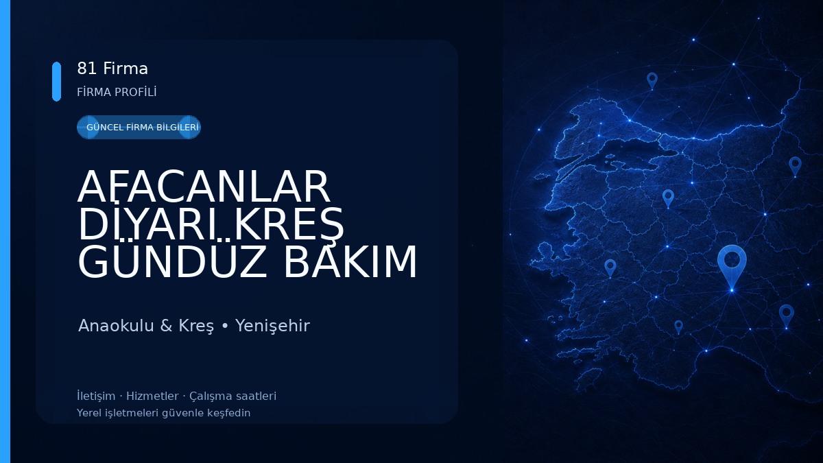 AFACANLAR DİYARI KREŞ GÜNDÜZ BAKIM EVİ