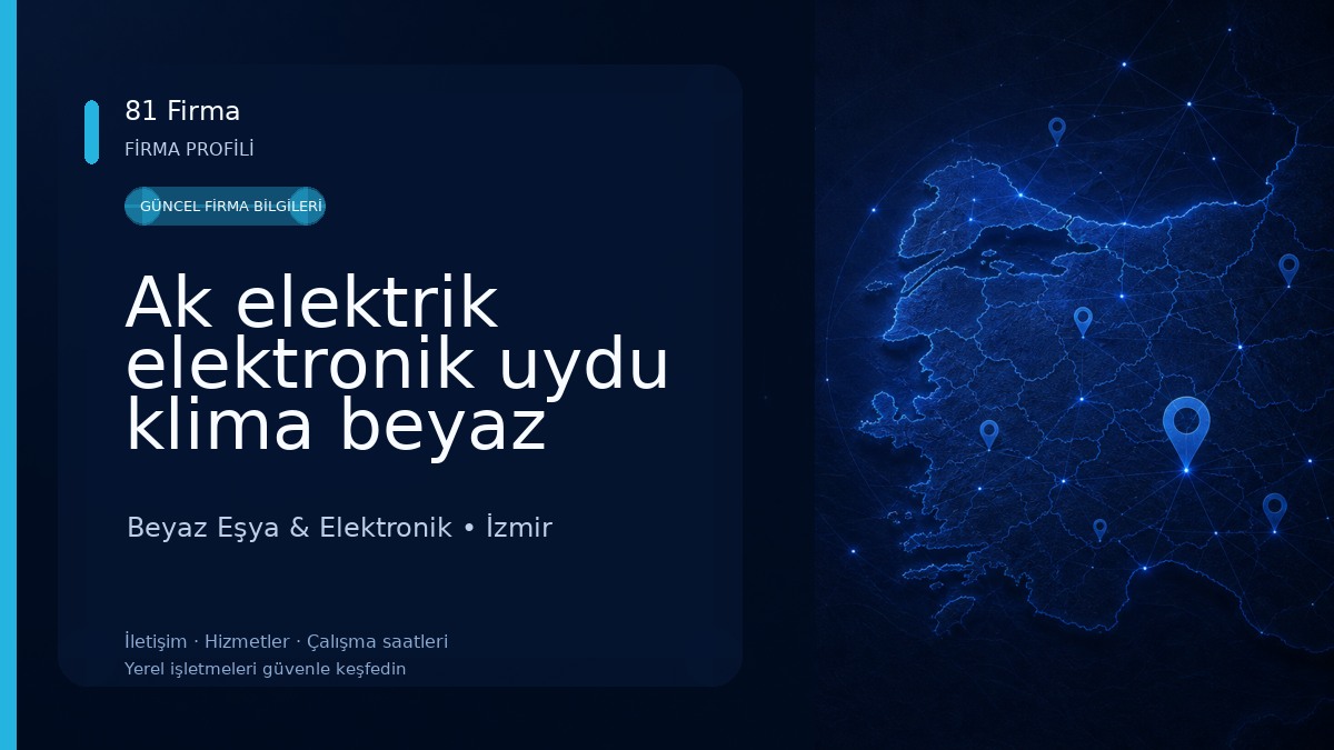 Ak elektrik elektronik uydu klima beyaz eşya 