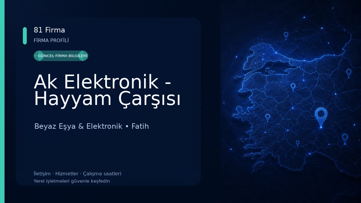 Ak Elektronik - Hayyam Çarşısı