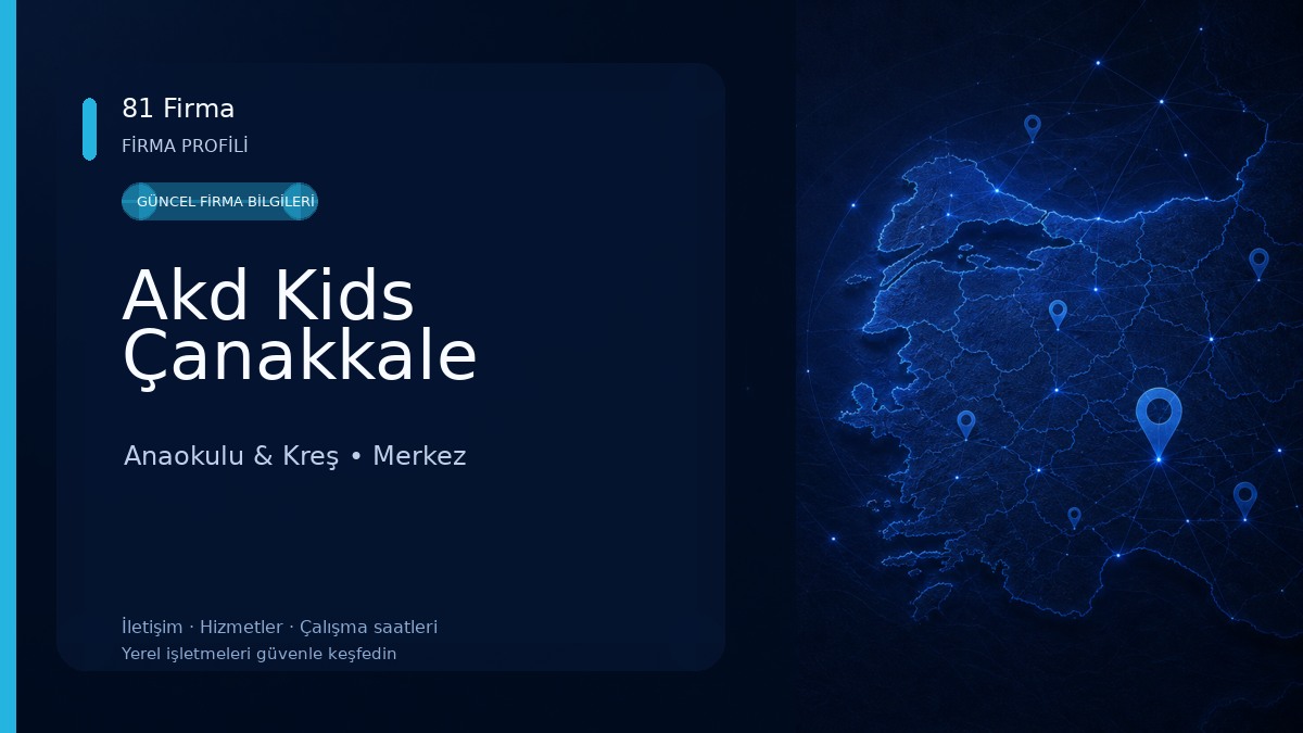 Akd Kids Çanakkale Anaokulu & Kreş
