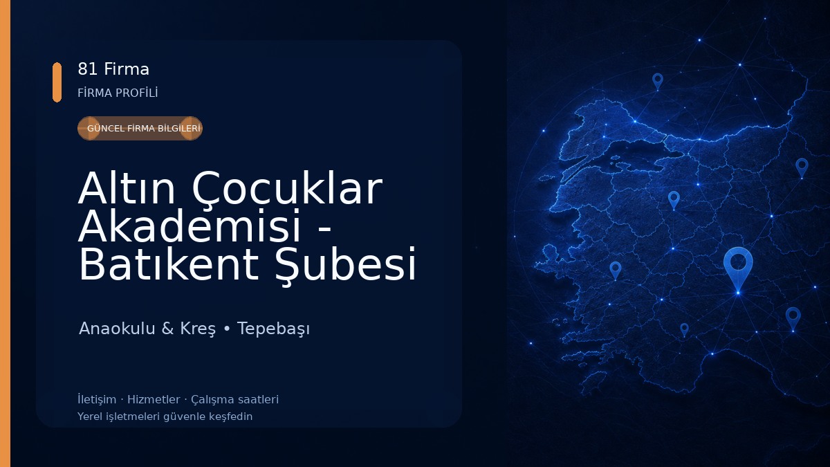 Altın Çocuklar Akademisi - Batıkent Şubesi