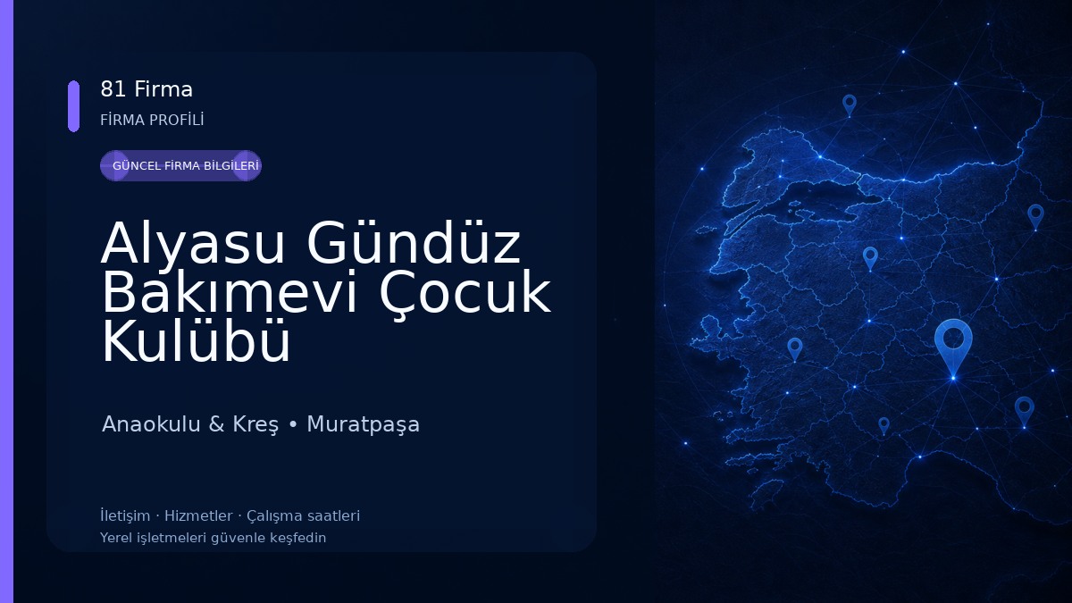 Alyasu Gündüz Bakımevi Çocuk Kulübü
