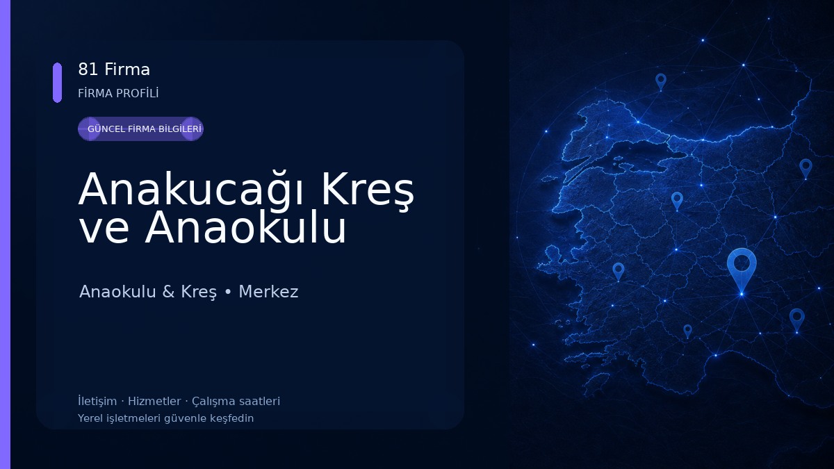 Anakucağı Kreş ve Anaokulu Anaokulu & Kreş