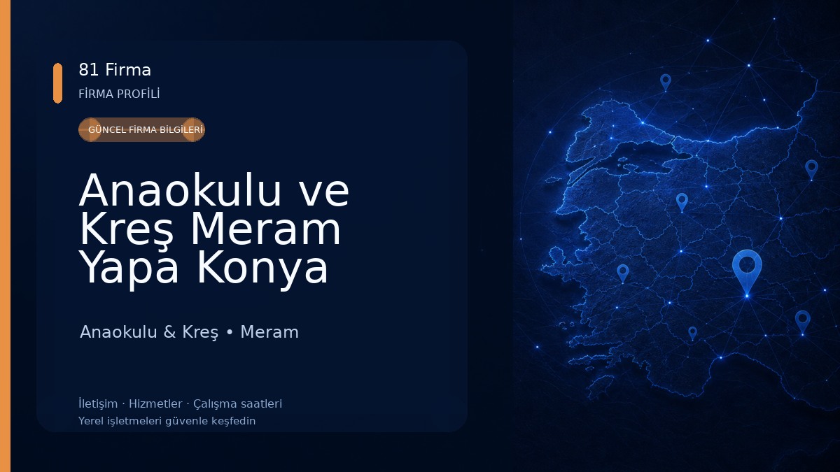 Anaokulu ve Kreş Meram Yapa Konya Anaokulu & Kreş