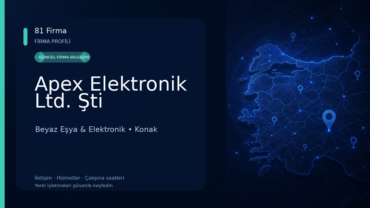 Apex Elektronik Ltd. Şti Beyaz Eşya & Elektronik