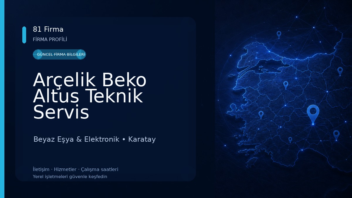 Arçelik Beko Altus Teknik Servis Beyaz Eşya & Elektronik