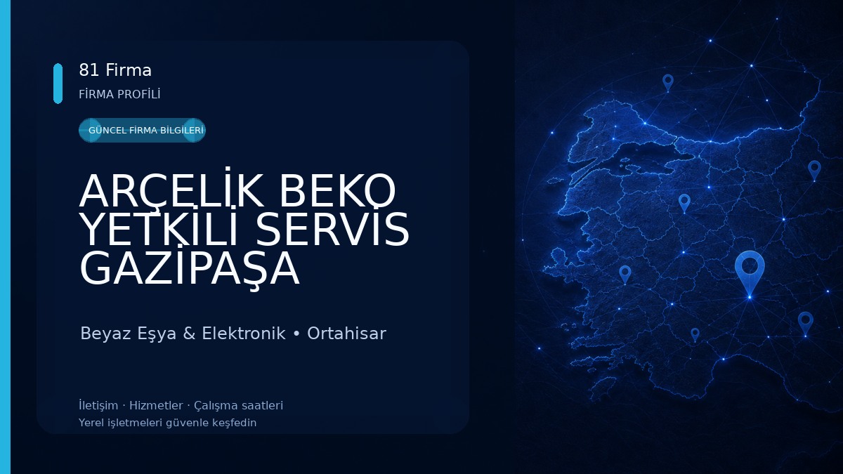 ARÇELİK BEKO YETKİLİ SERVİS GAZİPAŞA TRABZON Beyaz Eşya & Elektronik
