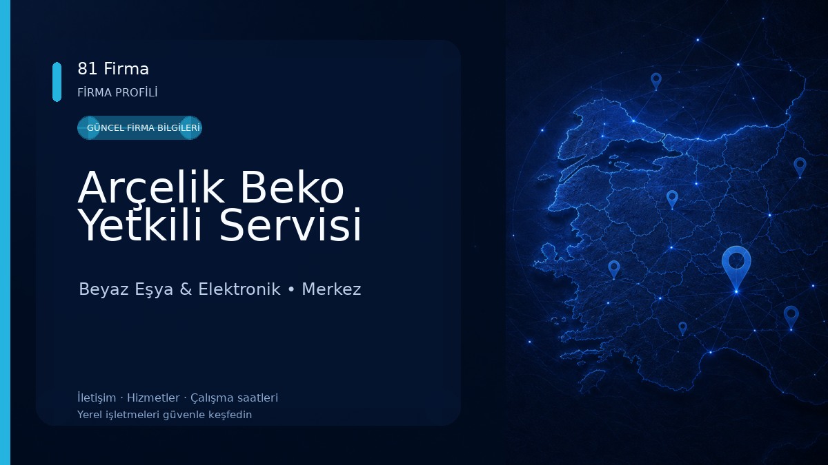 Arçelik Beko Yetkili Servisi