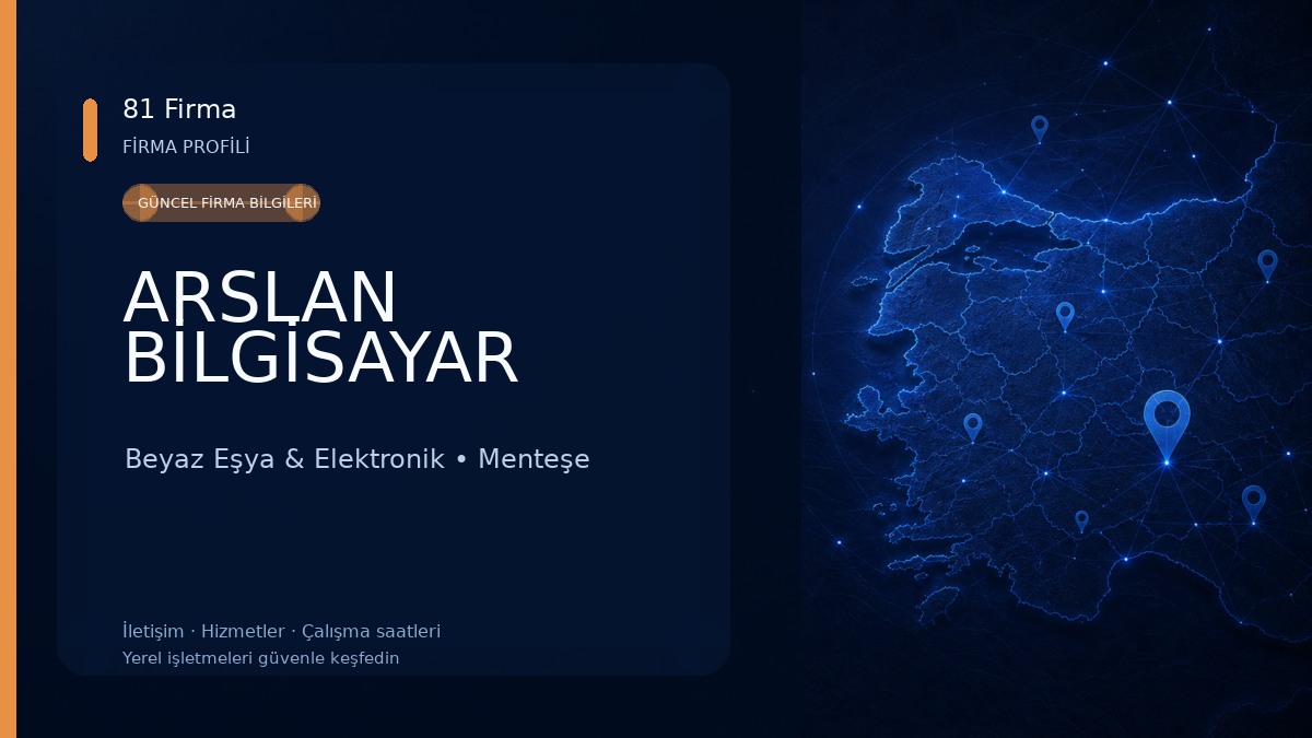 ARSLAN BİLGİSAYAR Beyaz Eşya & Elektronik
