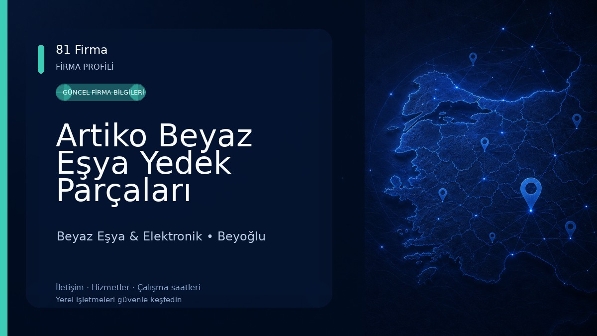 Artiko Beyaz Eşya Yedek Parçaları