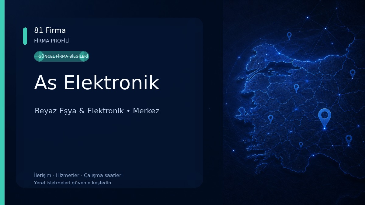 As Elektronik Beyaz Eşya & Elektronik