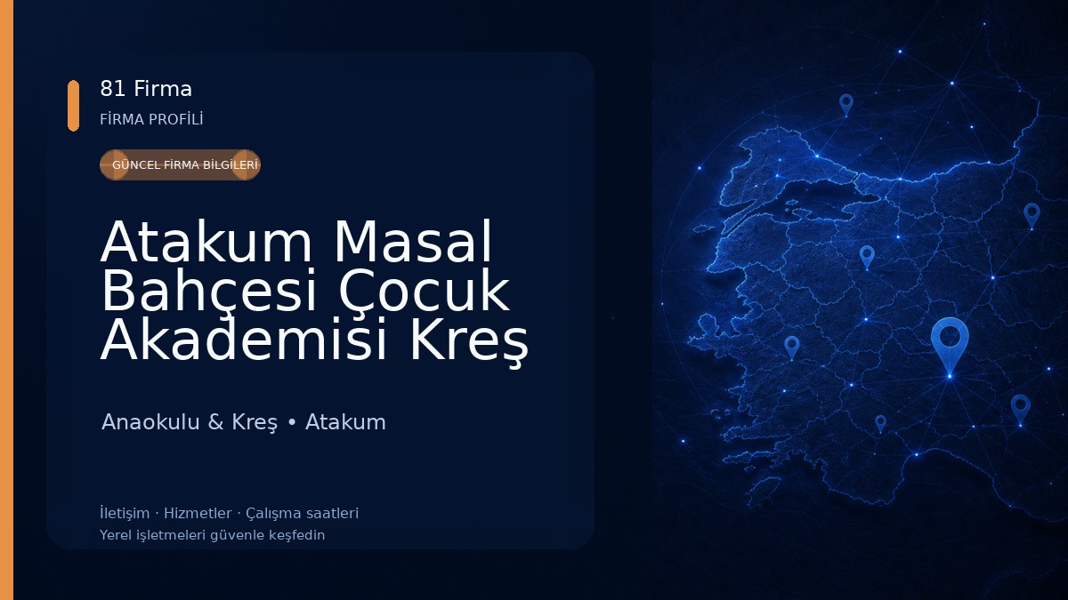 Atakum Masal Bahçesi Çocuk Akademisi Kreş ve Anaokulu Anaokulu & Kreş