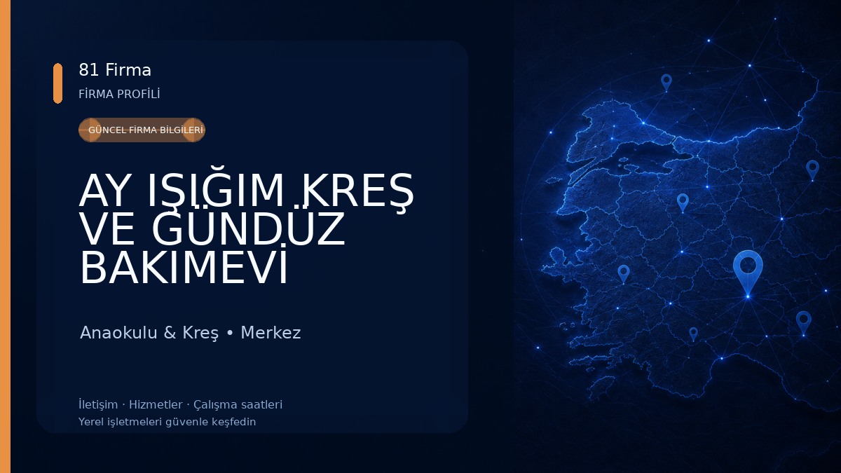 AY IŞIĞIM KREŞ VE GÜNDÜZ BAKIMEVİ Anaokulu & Kreş