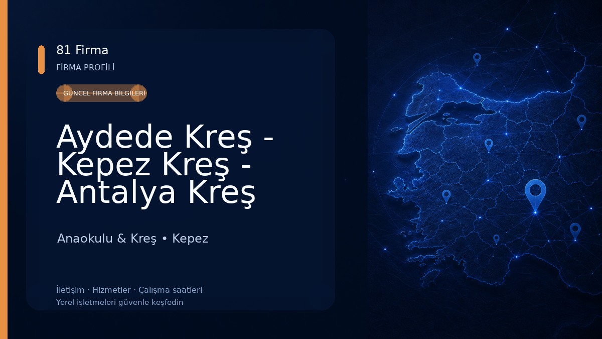 Aydede Kreş - Kepez Kreş - Antalya Kreş