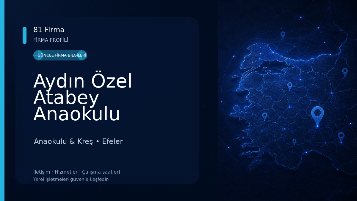 Aydın Özel Atabey Anaokulu Anaokulu & Kreş