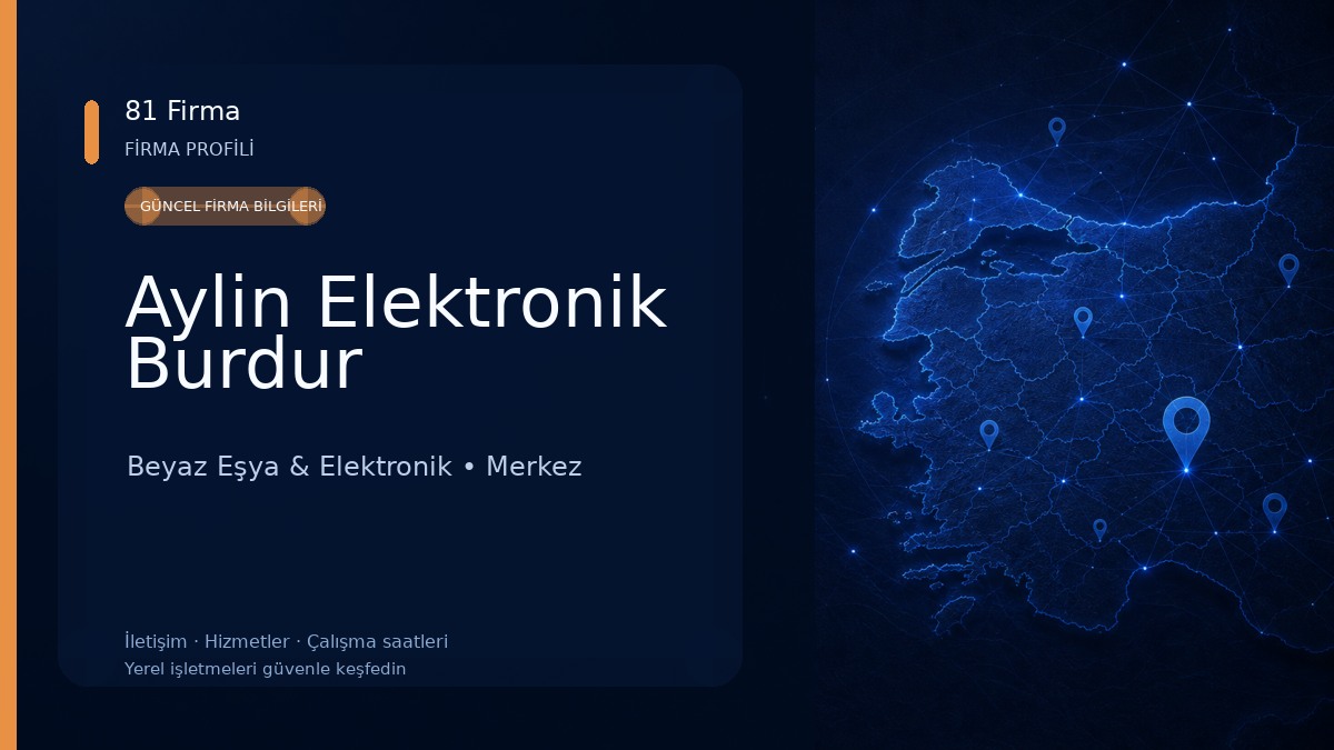 Aylin Elektronik Burdur 