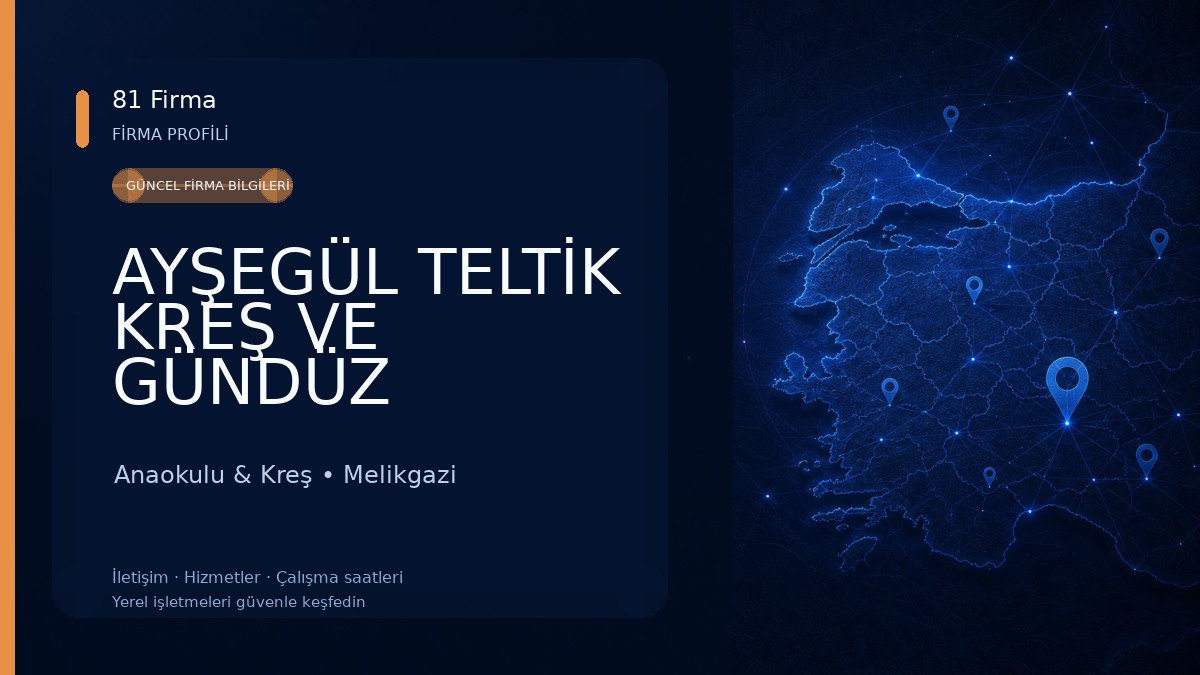 AYŞEGÜL TELTİK KREŞ VE GÜNDÜZ BAKIMEVİ Anaokulu & Kreş