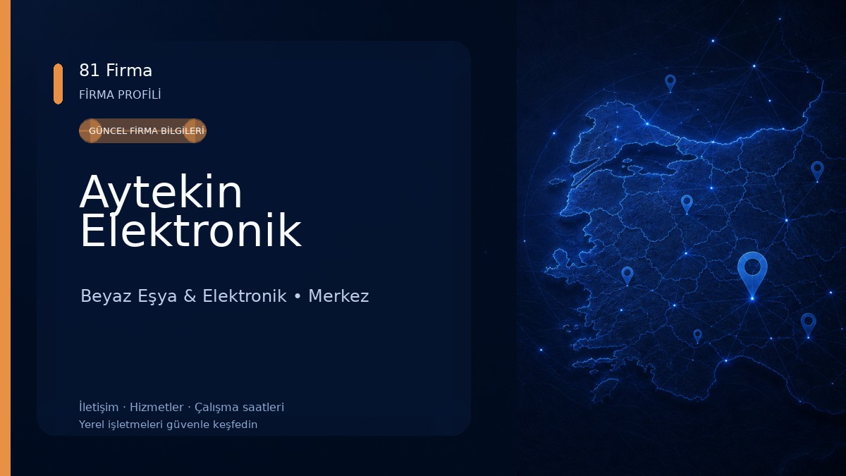 Aytekin Elektronik Beyaz Eşya & Elektronik