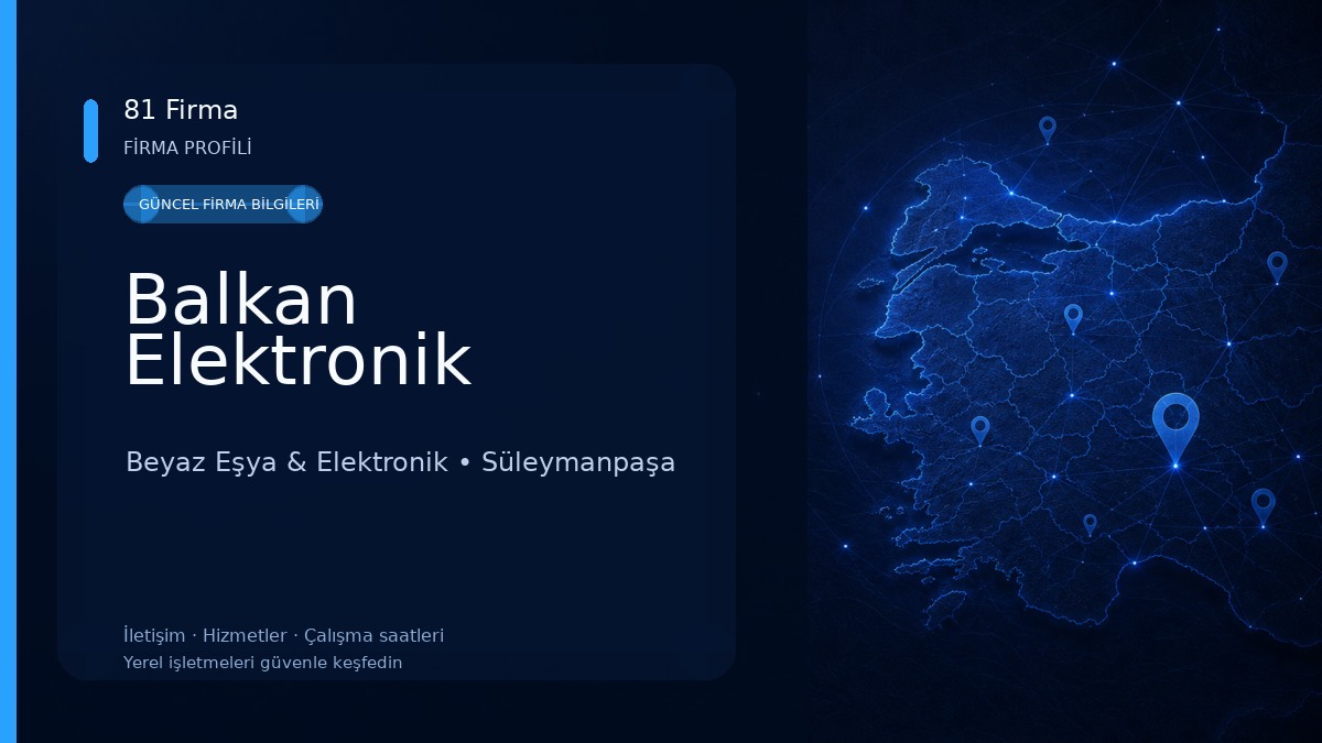 Balkan Elektronik Beyaz Eşya & Elektronik