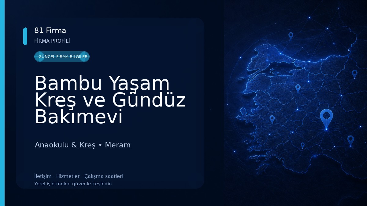 Bambu Yaşam Kreş ve Gündüz Bakımevi Anaokulu & Kreş