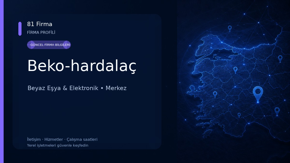 Beko-hardalaç Beyaz Eşya & Elektronik