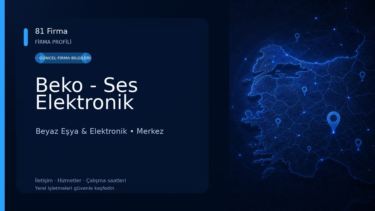 Beko - Ses Elektronik Beyaz Eşya & Elektronik