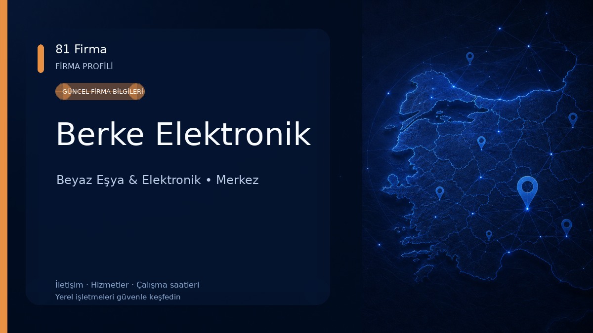 Berke Elektronik Beyaz Eşya & Elektronik