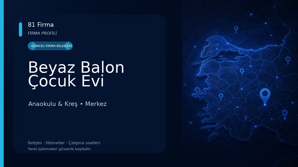 Beyaz Balon Çocuk Evi Anaokulu & Kreş