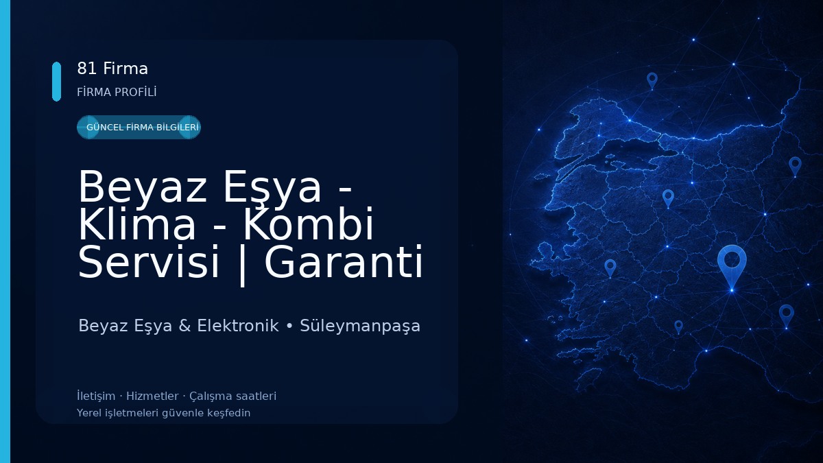 Beyaz Eşya - Klima - Kombi Servisi | Garanti Teknik Beyaz Eşya & Elektronik