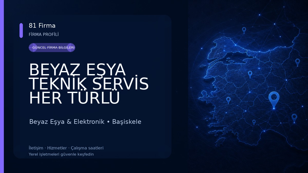 BEYAZ EŞYA TEKNİK SERVİS HER TÜRLÜ MARKA TAMİRİ Beyaz Eşya & Elektronik