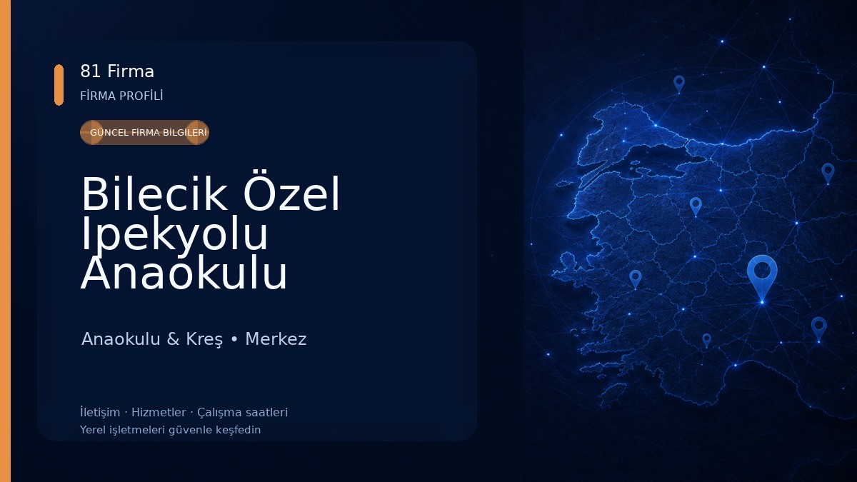 Bilecik Özel Ipekyolu Anaokulu
