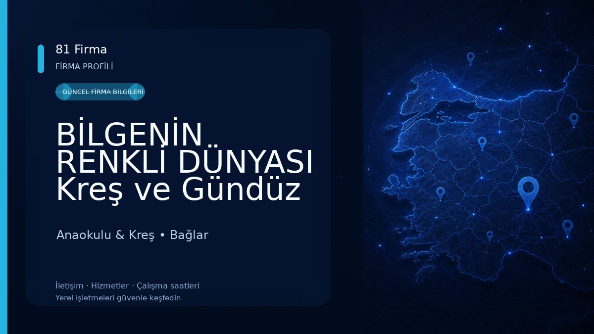 BİLGENİN RENKLİ DÜNYASI Kreş ve Gündüz Bakımevi