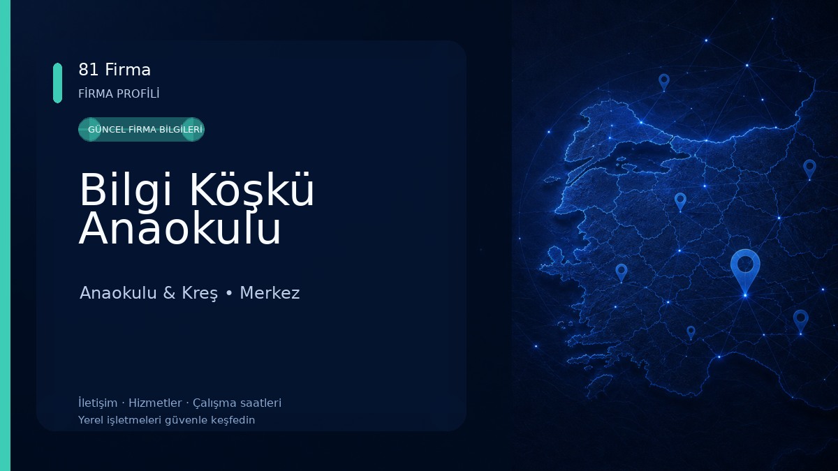 Bilgi Köşkü Anaokulu