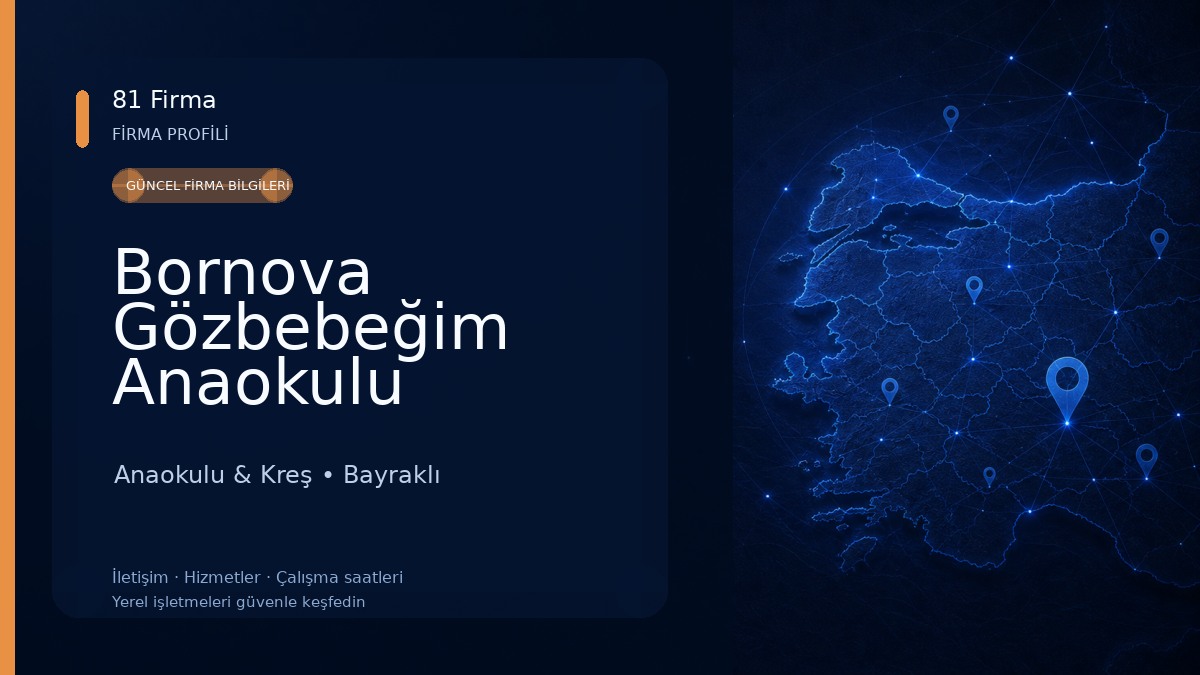 Bornova Gözbebeğim Anaokulu Anaokulu & Kreş