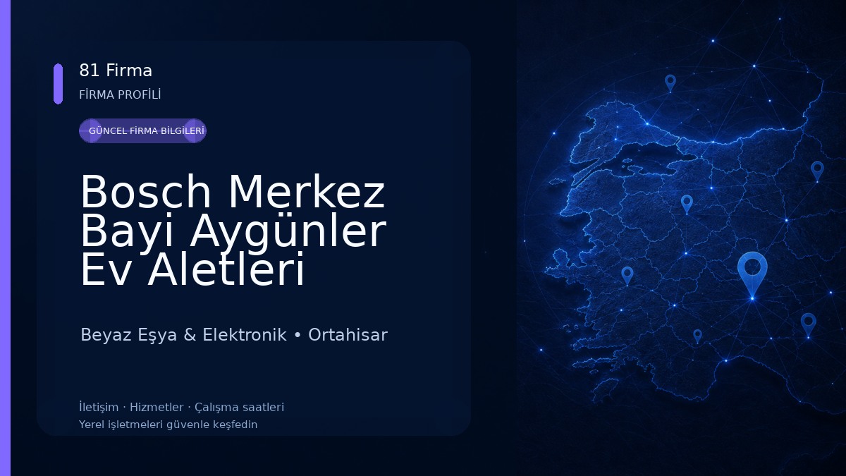 Bosch Merkez Bayi Aygünler Ev Aletleri Beyaz Eşya & Elektronik