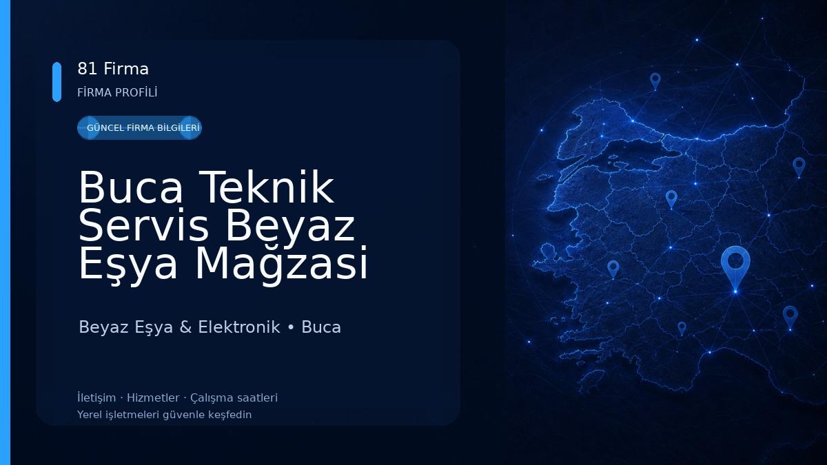 Buca Teknik Servis Beyaz Eşya Mağzasi
