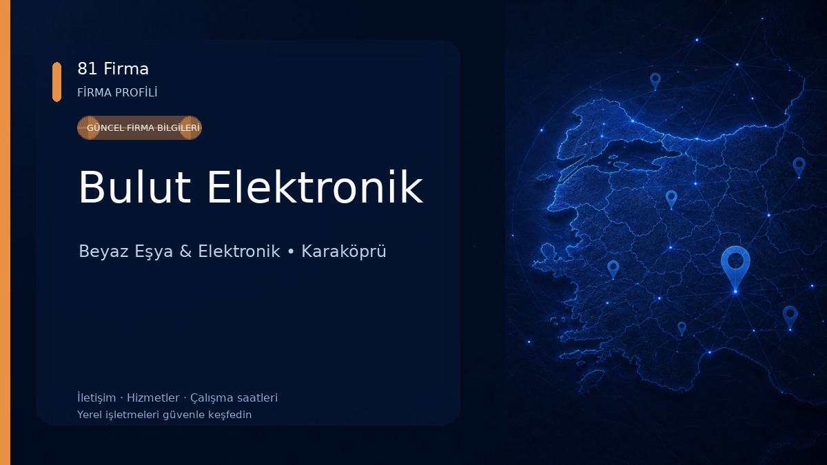 Bulut Elektronik Beyaz Eşya & Elektronik