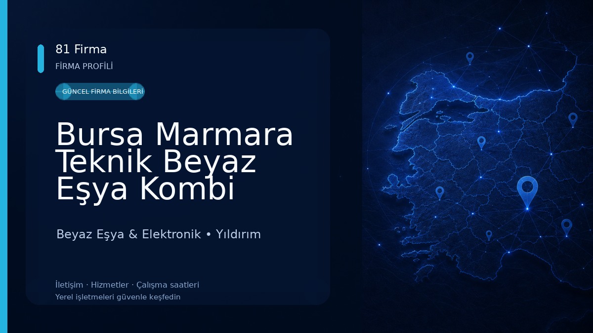 Bursa Marmara Teknik Beyaz Eşya Kombi Buzdolabı Çamaşır Bulaşık Makinesi Tamir Servisi