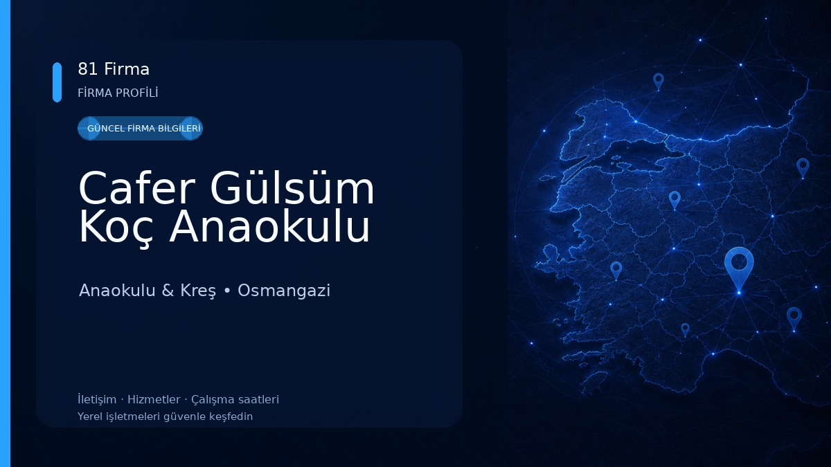 Cafer Gülsüm Koç Anaokulu