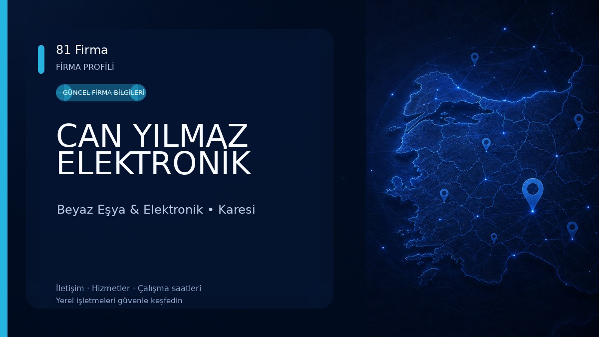 CAN YILMAZ ELEKTRONİK Beyaz Eşya & Elektronik