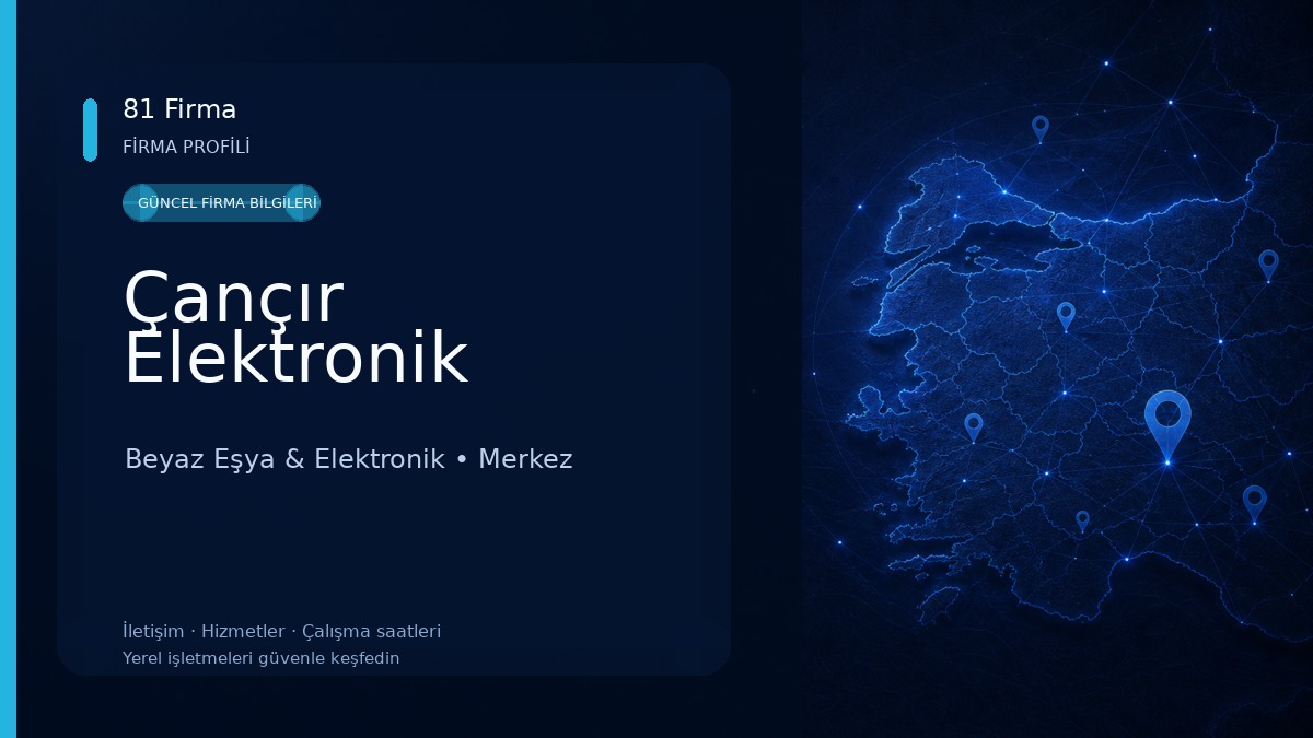Çançır Elektronik Beyaz Eşya & Elektronik