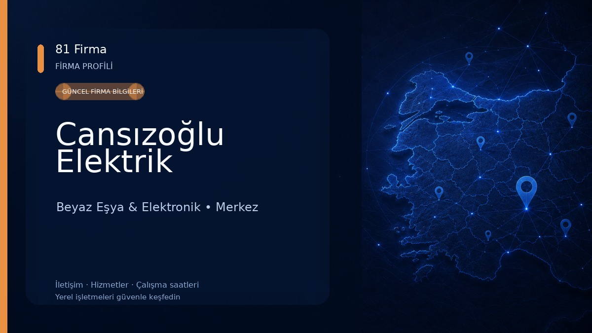 Cansızoğlu Elektrik 