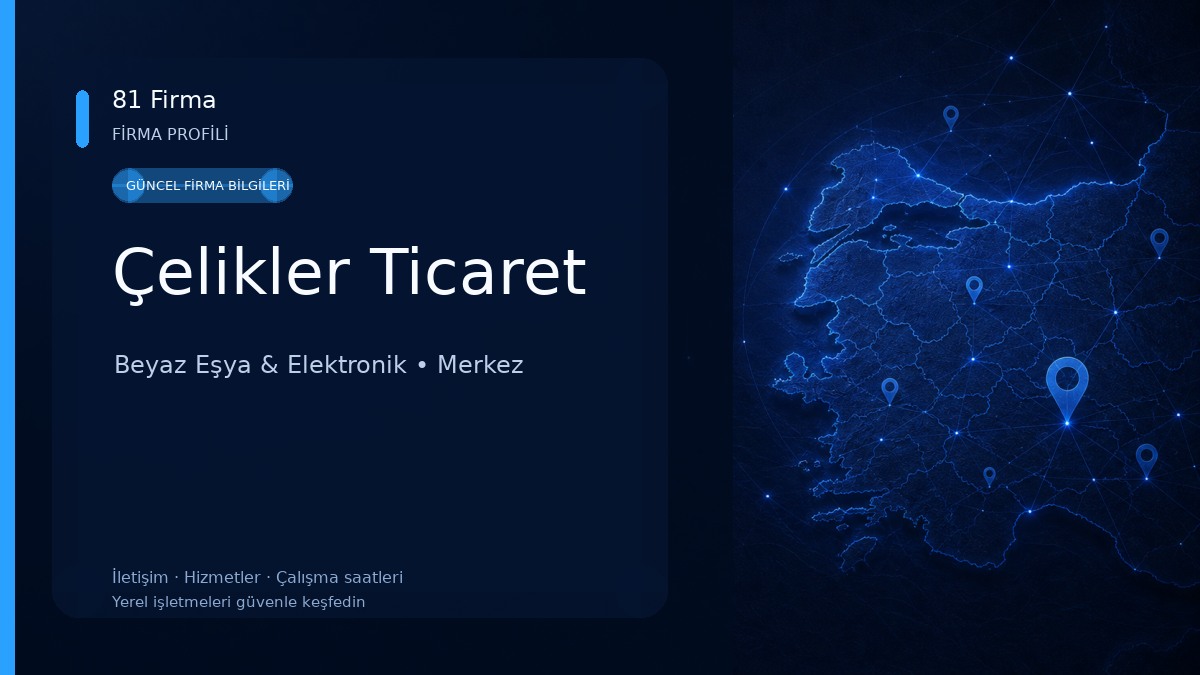 Çelikler Ticaret Beyaz Eşya & Elektronik
