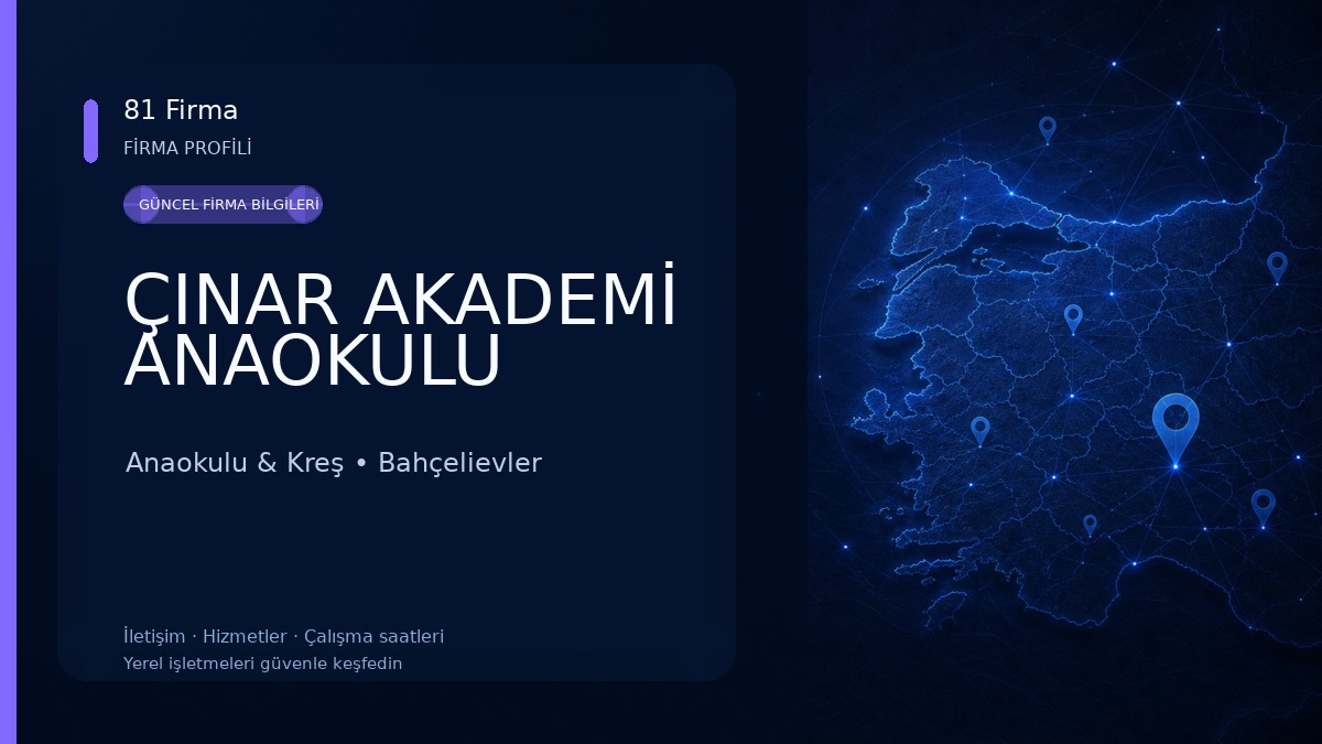 ÇINAR AKADEMİ ANAOKULU Anaokulu & Kreş