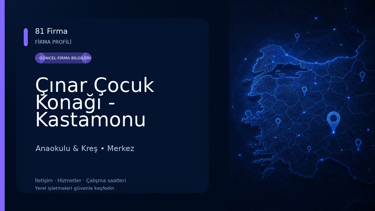 Çınar Çocuk Konağı - Kastamonu Oyun Grubu 